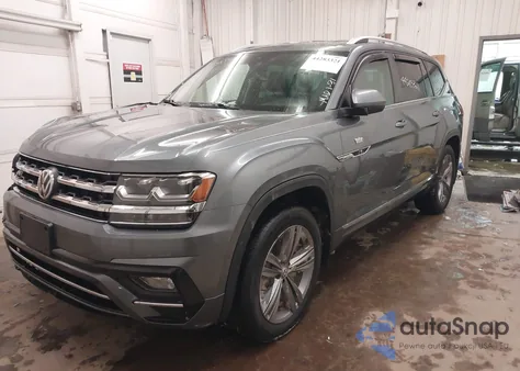 2019 Volkswagen Atlas 3.6L V6 Se W/Technology R-Line from USA, damaged, VIN 1V2XR2CA8KC504302